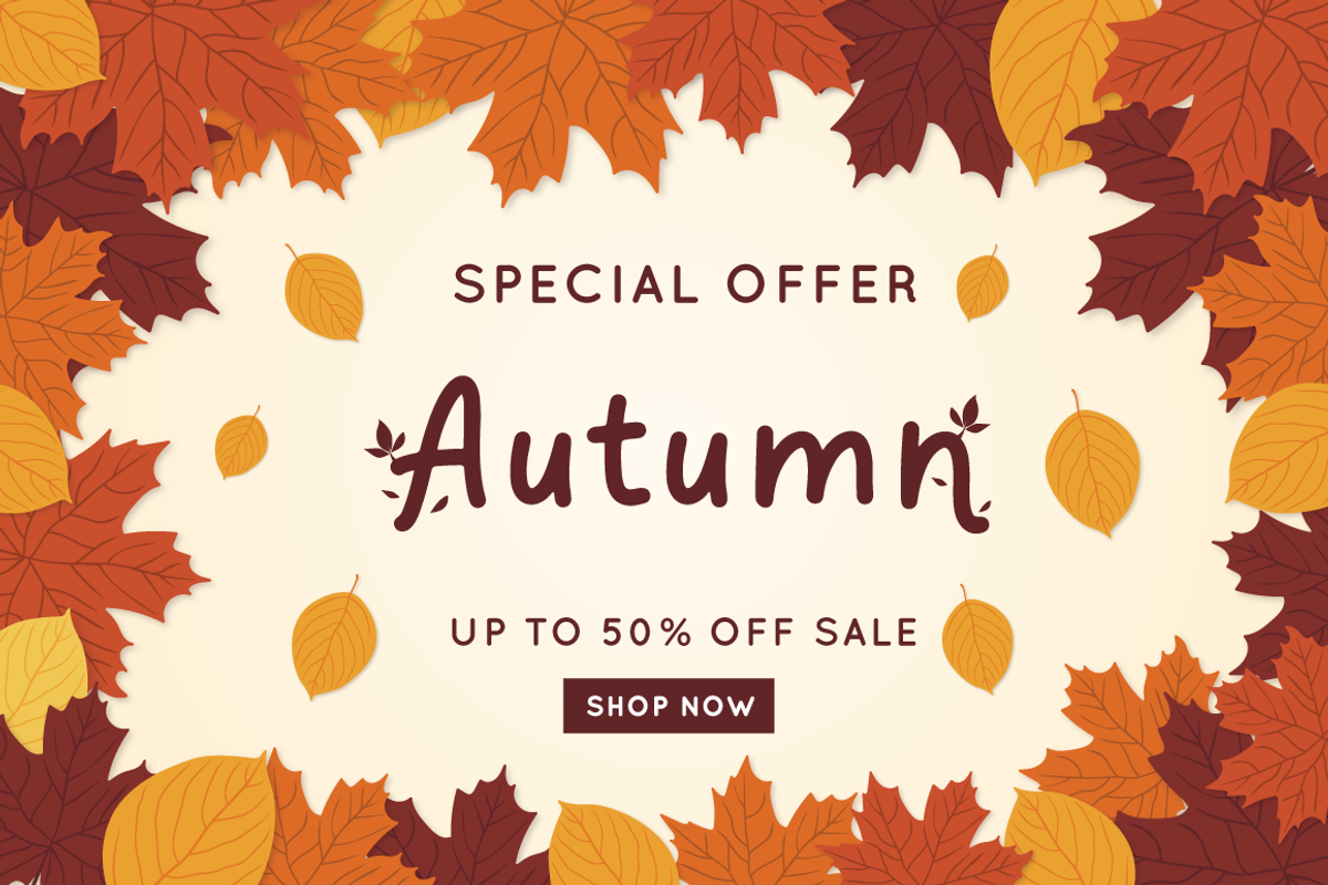 Orange Leafy - Autumn Display Font, a Script Font by Attype (Photo 3 of 8)