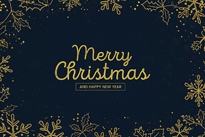 Template Merry Christmas & New Year