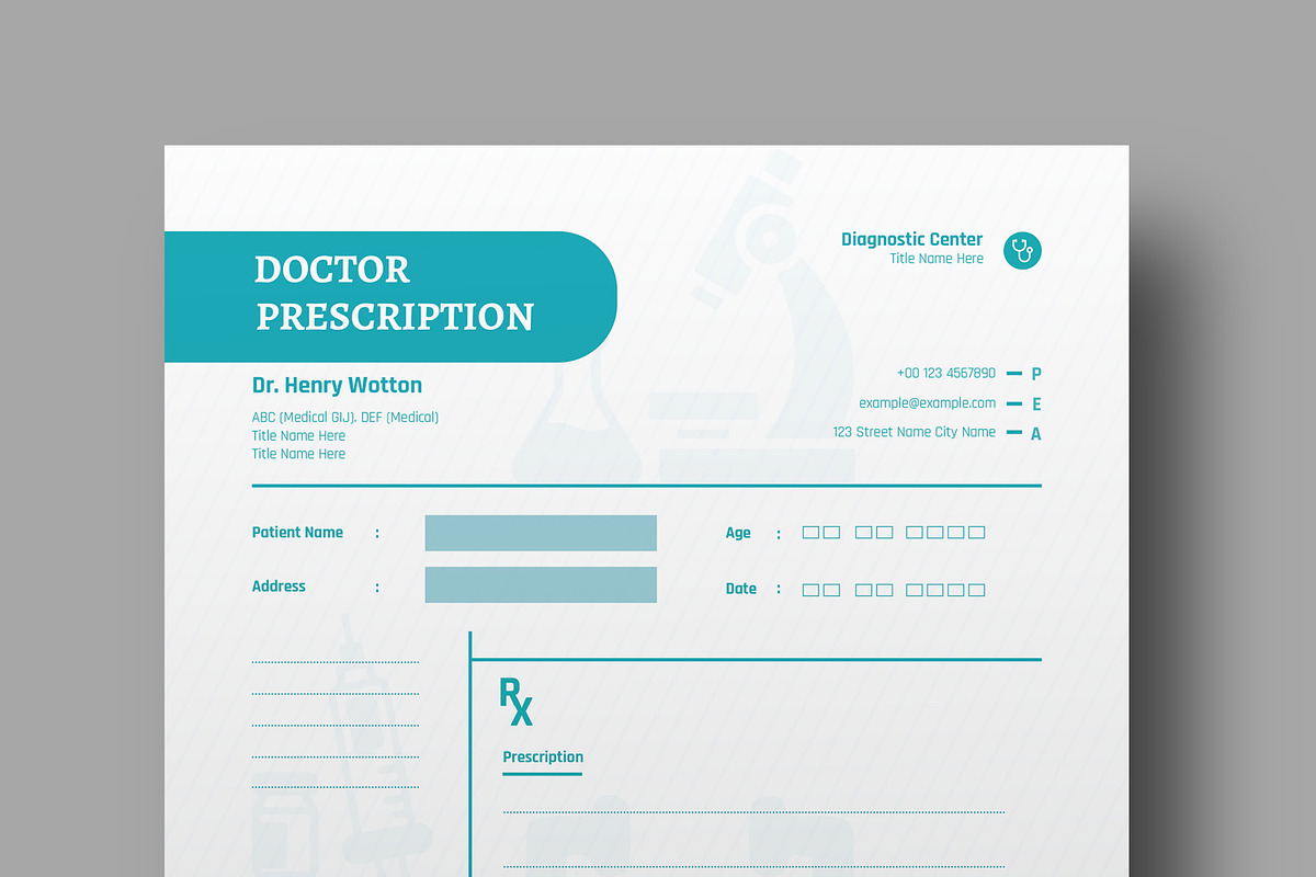 Doctor Prescription Template