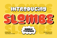 Slombe - Retro Bubble Typeface
