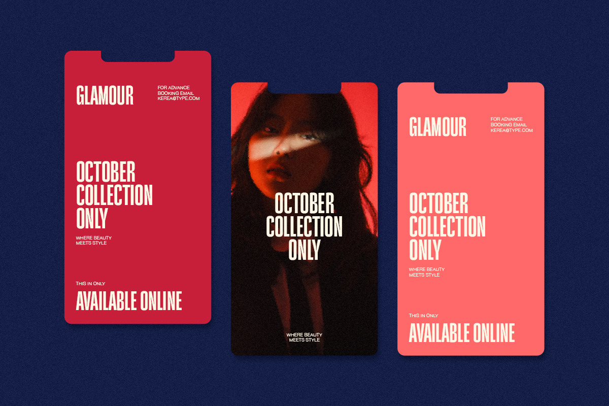 Mouzambik - Condensed Font, a Sans Serif Font by Kereatype (Photo 10 of 13)