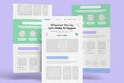 Wireframe Design Layout, a Wireframe Template by ContestDesign (Thumbnail 1 of 6)