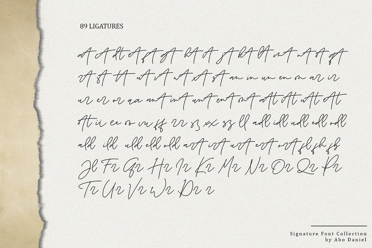 La Storia, a Script Font by Abo Daniel Studio (Photo 12 of 16)
