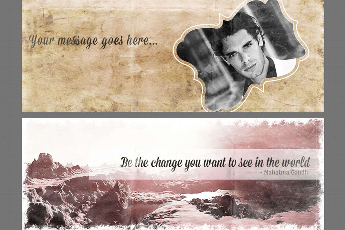 Vintage Facebook Timeline Maker, a Templates & Theme by DesignThor (Photo 5 of 5)