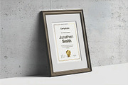 A4 Passe-partout Certificate Mockup, an Advertising Mockup by DesignRushMarket (Thumbnail 9 of 13)