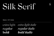 Silk Serif - 6 font family, a Serif Font by Silktype (Thumbnail 1 of 8)