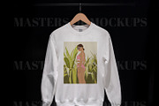 Gildan White Sweatshirt Mockup, a Hoody Mockup by Masters of Instagram (Thumbnail 3 of 3)