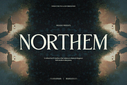TRT Northem – Elegant Serif Font, a Serif Font by truetype (Thumbnail 1 of 15)