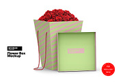 Flower Box Mockup, a Packaging Mockup by Reformer Mockup (Thumbnail 5 of 5)