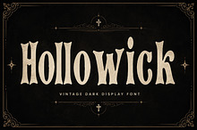 Hollowick – Vintage Display Font
