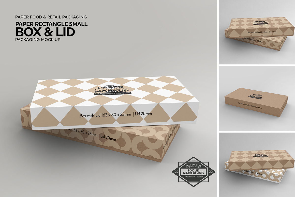 VOL. 22 Paper Box Packaging Mockups, a Cups & Container Mockup by INCDesign (Photo 6 of 14)