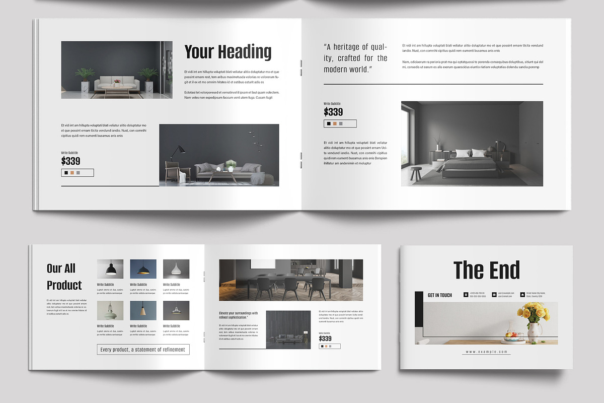 Product Catalog Landscape, a Brochure Template by MightyDesign (Photo 6 of 9)