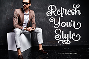 Rendera - Elegant Script Font, a Script Font by LetterJos (Thumbnail 2 of 10)