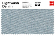 Light Wash Denim Seamless Texture, a Pattern Graphic by Swatch Supply (Thumbnail 1 of 7)