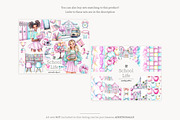 Back To School Clipart, a Person Illustration by GlamArtZhanna (Thumbnail 2 of 8)