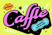 Caffle - Expresive Display Font, a Script Font by StoricType (Thumbnail 1 of 15)