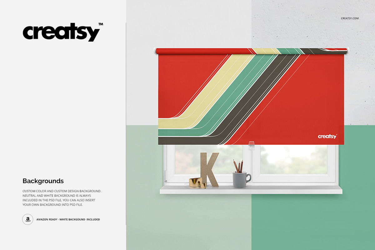 Roller Blind Mockup Set, a Product Mockup by Creatsy (Photo 7 of 9)