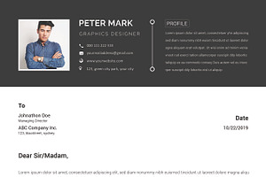 Clean CV Resume PSD Template