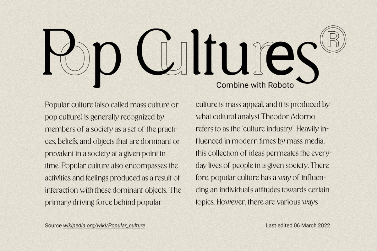 Classical Typeface, a Serif Font by RockboyStd (Photo 8 of 12)