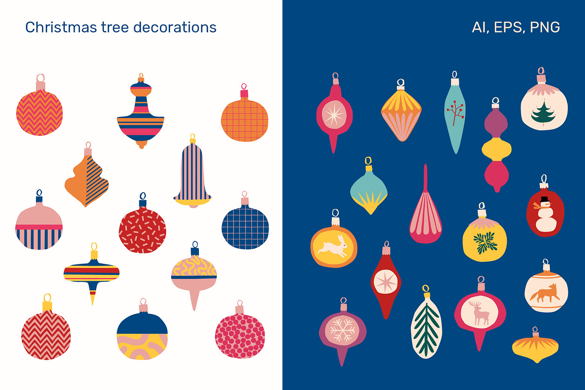 Happy Holidays - vector graphics, a Graphic by Bakulina Art (Photo 17 of 19)