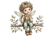 Fairy Boy Clipart PNG, an Illustration by Memories By Lea (Thumbnail 11 of 20)