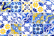 Portuguese Tiles Digital Papers, a Pattern Graphic by ilonitta (Thumbnail 8 of 11)