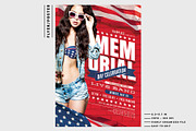 Memorial Day Flyer / Poster, a Flyer Template by Mariux (Thumbnail 2 of 3)