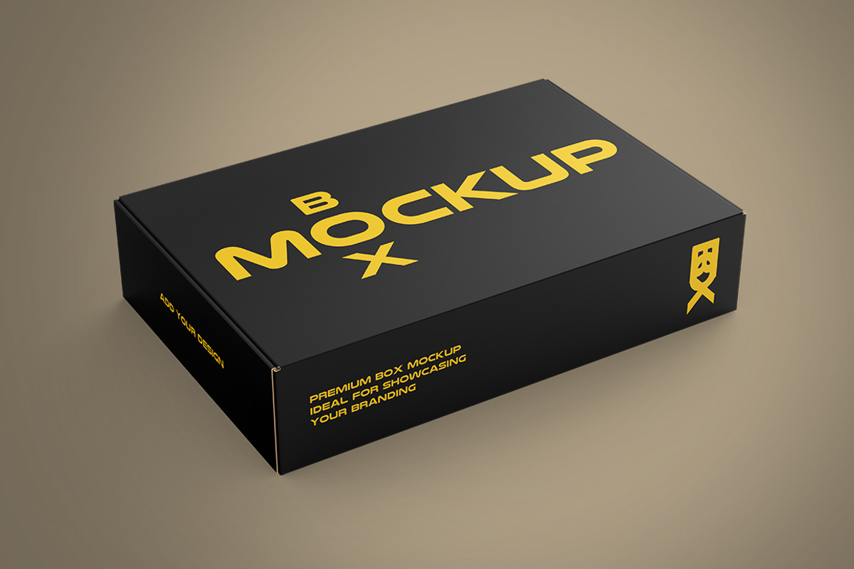 Box Mockup Set - 9x6x2 in, a Packaging Mockup by VadimPetrov (Photo 10 of 12)