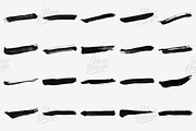 20 Ink Stroke Photoshop Brushes, a Brush Add-On by UnicDesign (Thumbnail 2 of 2)