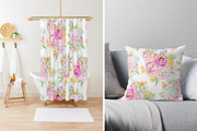 white peacocks patterns, a Pattern Graphic by MitrushovaArt (Thumbnail 6 of 12)