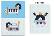 Music set, a Decorative Illustration by BSVIT (Thumbnail 3 of 7)
