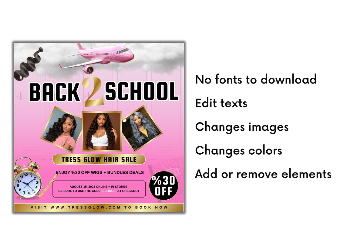 Back to school E-flyer template, a Marketing Template by Foedesigner (Photo 2 of 5)