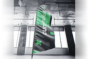 Quill Feather Bow Sail Flag MockUp, an Advertising Mockup by coloformia (Thumbnail 9 of 15)