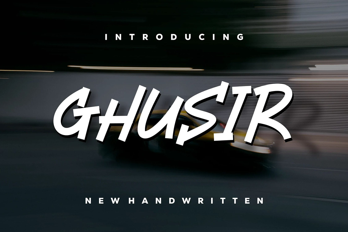 Ghusir, a Handwritten Font by Auliacreative (Photo 1 of 4)