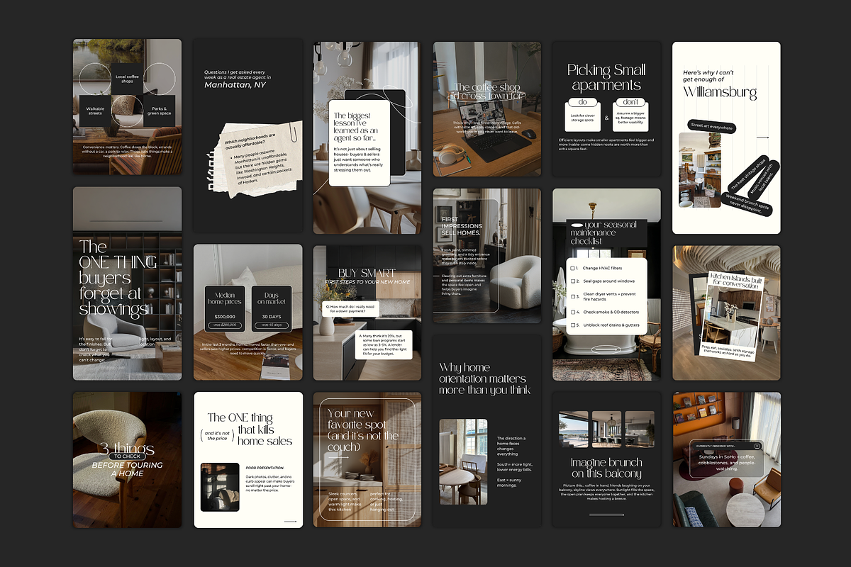 Instagram Bundle for Real Estate, a Social Media Template by Meraki Templates (Photo 7 of 13)