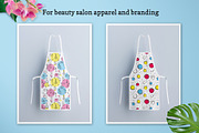 Nail branding set in pop-art style, a Poster Template by Holo Art (Thumbnail 6 of 6)