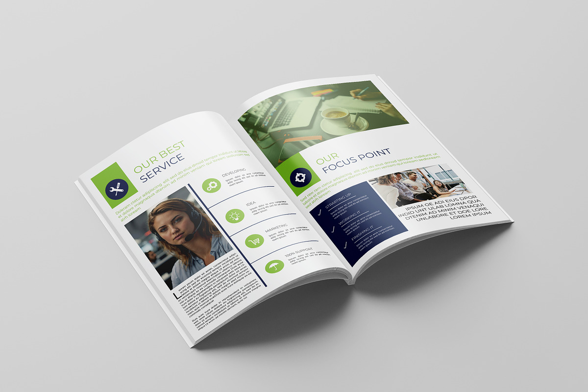 Company Profile Brochure, a Brochure Template by Template Shop (Photo 4 of 11)