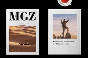 Magazine Design Template