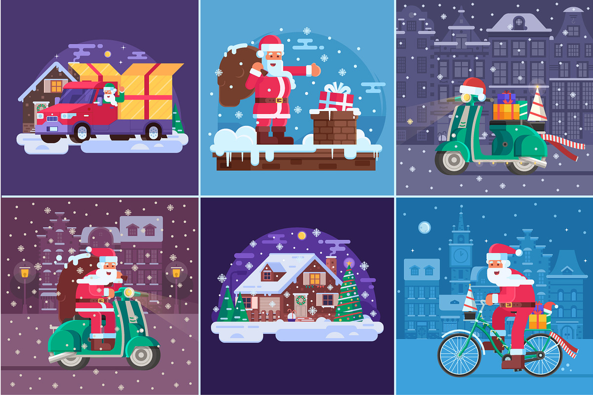Santa Delivery Service, an Illustration by Alex Krugli (Photo 2 of 7)