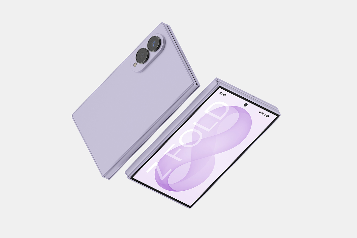 Samsung Galaxy Z Fold 8 Mockup, an Android Mockup by DSNA Mockup (Photo 5 of 5)