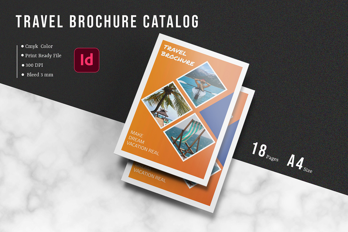 Travel Agency Brochure Template, a Magazine Template by retrographix (Photo 1 of 11)