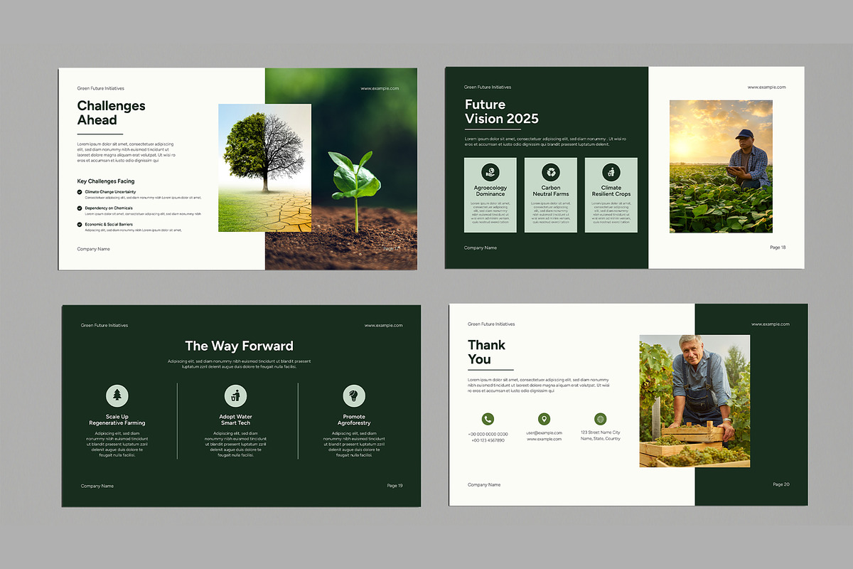 Agriculture Environment Presentation, a Presentation Template by MightyDesign (Photo 6 of 9)