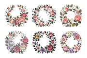 Watercolor Luxury Floral Clipart, a Decorative Illustration by ForhadGFX (Thumbnail 13 of 13)