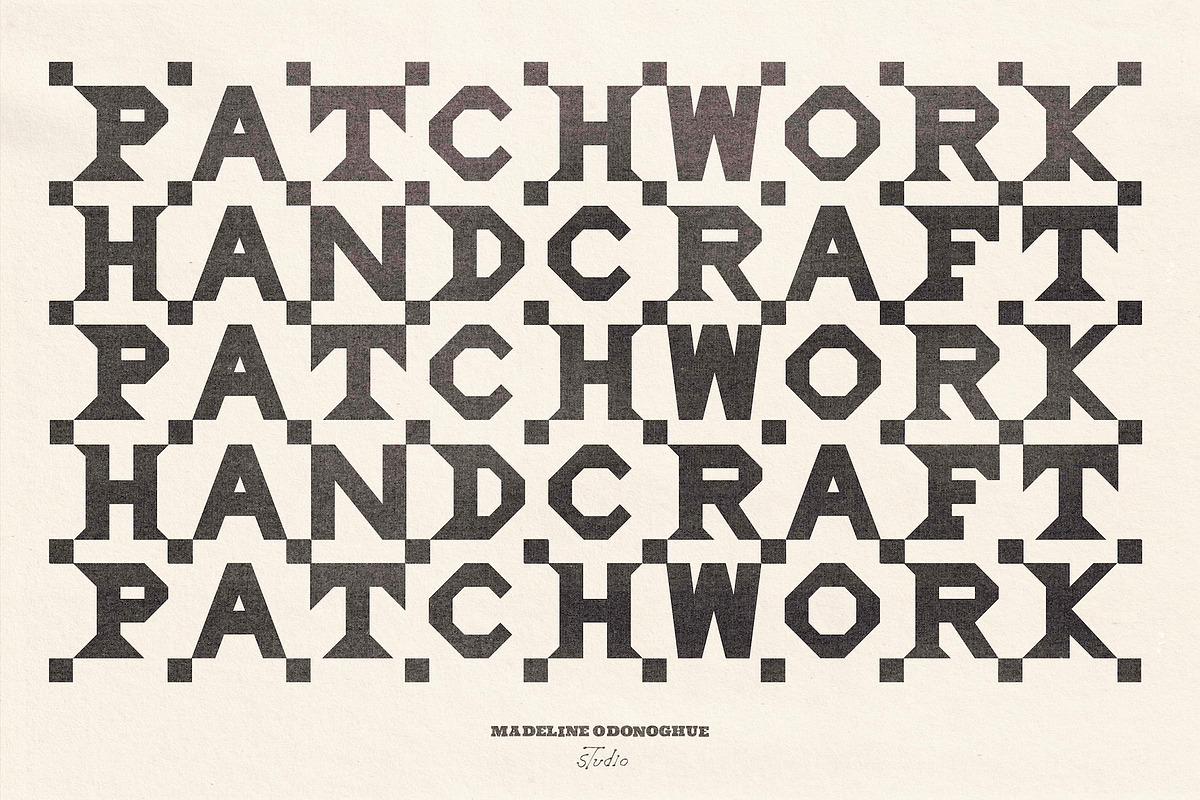 Folk Fest - Hand Crafted Font, a Sans Serif Font by Madeline ODonoghue Design (Photo 3 of 12)