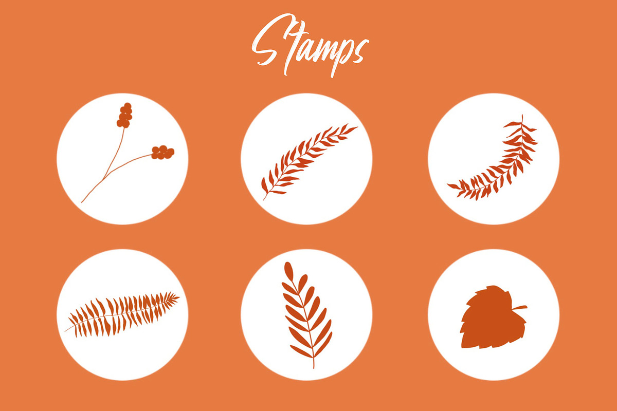 Autumn Brush set for Procreate, a Brush Add-On by Littlefield Design (Photo 11 of 16)