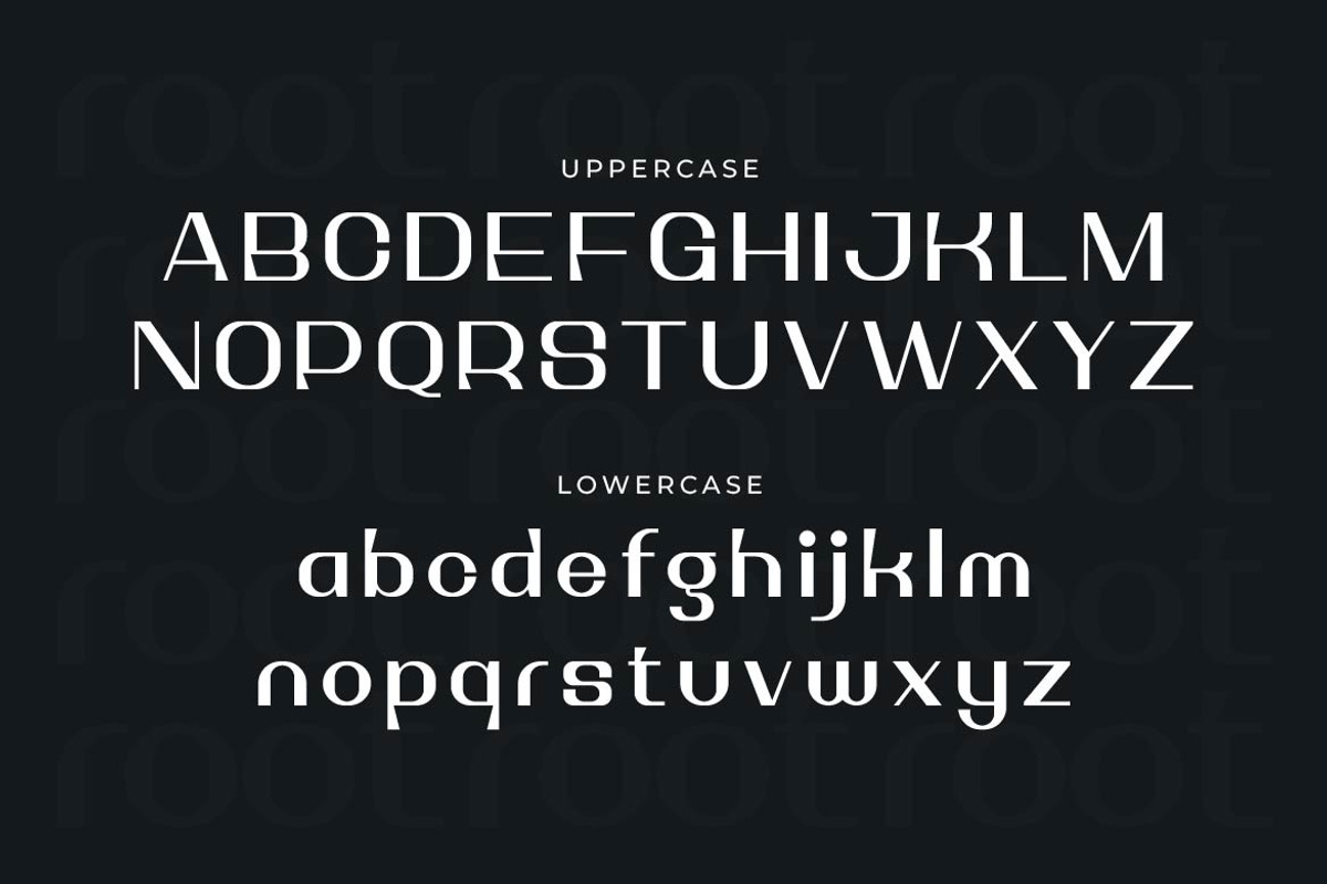 Pageroot – Unique Creative Font, a Sans Serif Font by Artiveko (Photo 2 of 8)