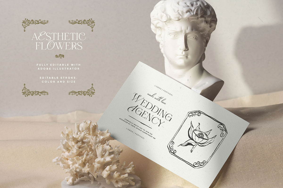 Aesthetics Flower | Illustration Kit, a Decorative Illustration by KetteCreate (Photo 16 of 19)