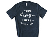 Male Bella Canvas 3001 Mockup Bundle, a Shirt Mockup by lock and page (Thumbnail 16 of 60)