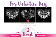 Hearts for Valentine's Day, a Decorative Illustration by Allween (Thumbnail 5 of 5)