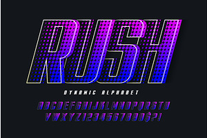 Racing Alphabet Design, Dynamic